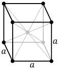 Body-centered cubic crystal structure for radium